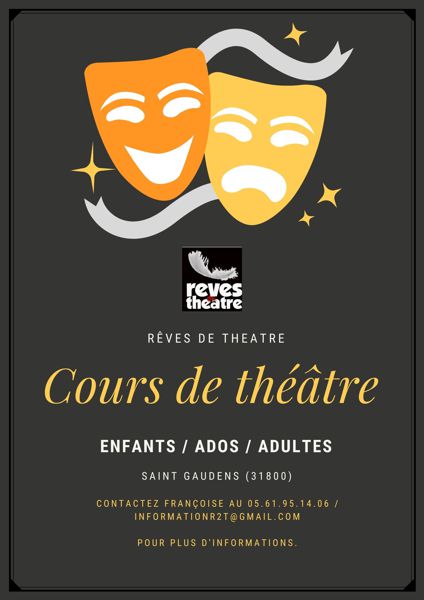 Rentrée 2021 Ecole de théâtre à Saint Gaudens