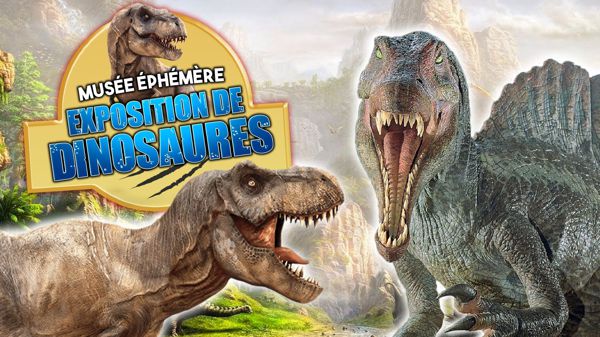 Le Musée Ephémère: les dinosaures arrivent à Saint Raphaël