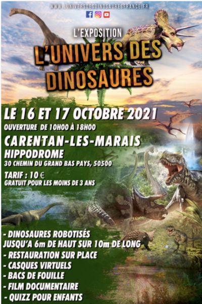 L'exposition - L'univers des dinosaures