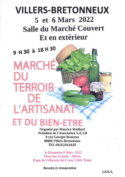 MARCHE DES TERROIRS .DE L'ARTISANAT