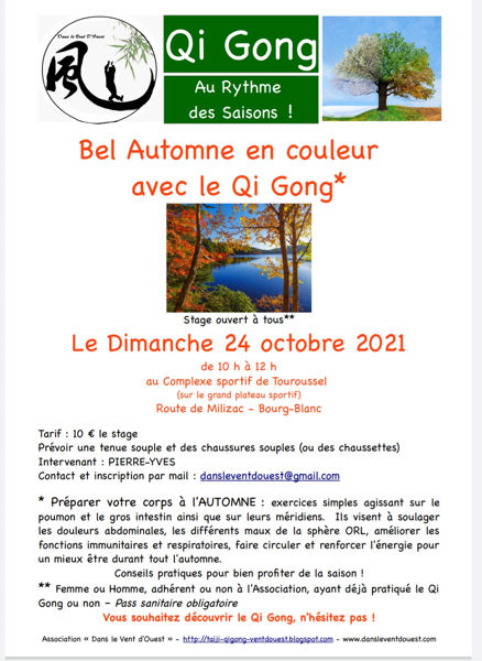 Qi qong automne