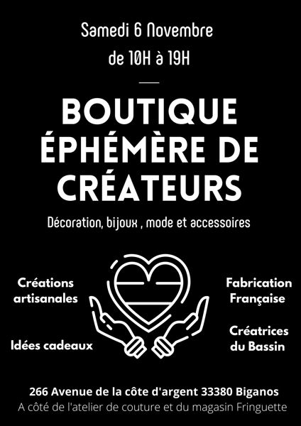 Boutique éphémère de créateurs