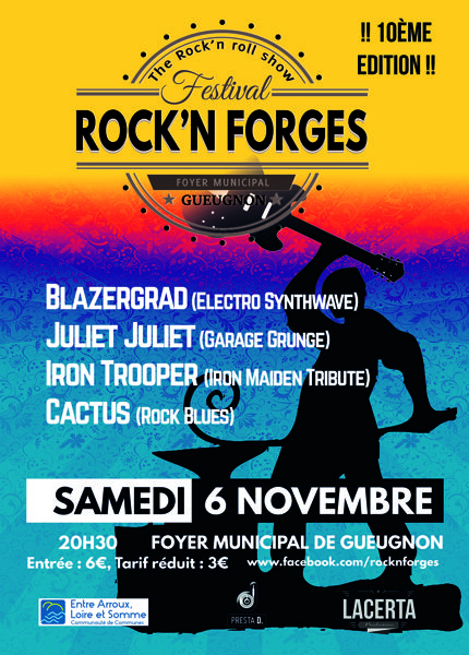 Festival ROCK 'N FORGES 10 ème édition