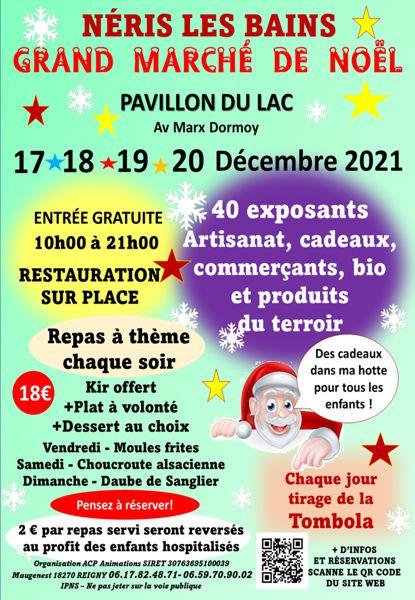 Grand Marché de Noel de Néris Les Bains