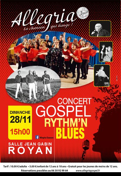 CONCERT GOSPEL RYTHM AND BLUES