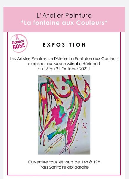 Exposition peinture  LA FONTAINE AUX COULEURS