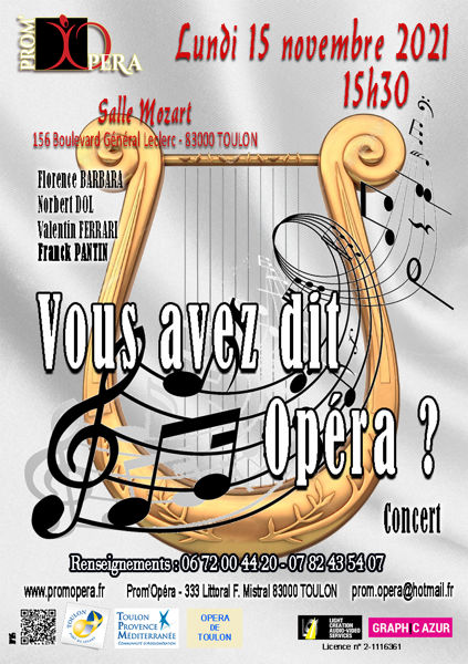 VOUS AVEZ DIT OPERA ?