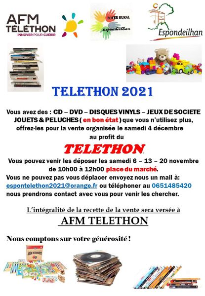 COLLECTE TELETHON 2021