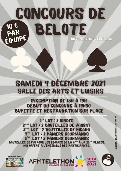 Concours de belote