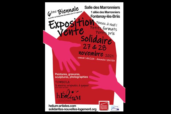 6ème Biennale Exposition-Vente  au profit de Solidarités Nouvelles pour le Logement