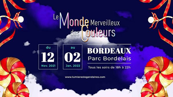Exposition Les Lumières Légendaires - Le monde merveilleux des couleurs à Bordeaux