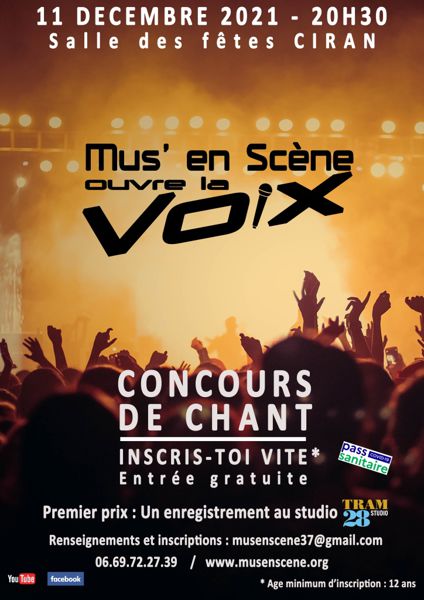 Mus'en scène ouvre la voix - Concours de chant