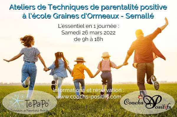 Ateliers de techniques de parentalité positive