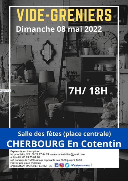 vide greniers  Dimanche 08 mai  2022