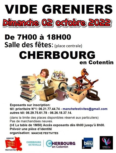 vide greniers  Dimanche 02 octobre   2022  