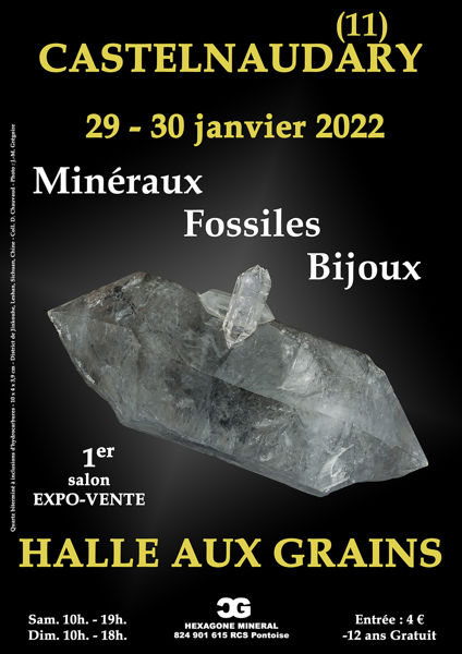 1er SALON MINERAUX FOSSILES BIJOUX de CASTELNAUDARY (Aude)