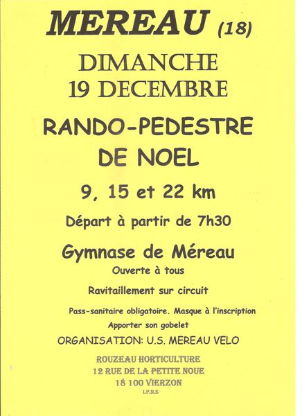 Rando pédestre de Noël