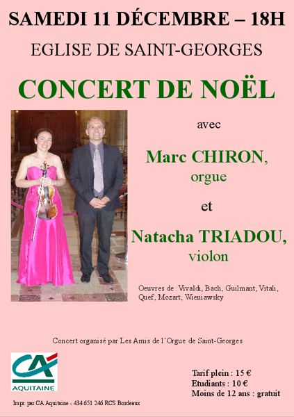 CONCERT DE NOEL