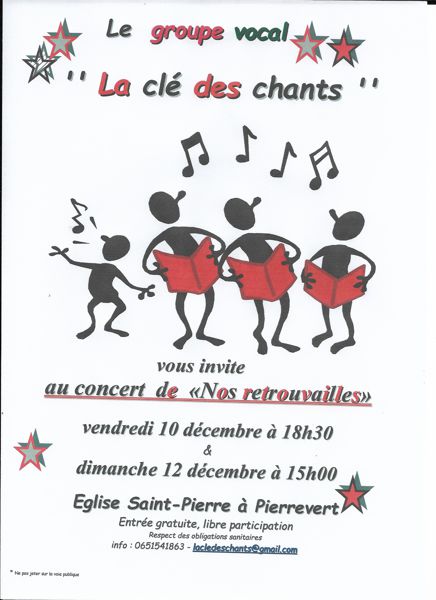 CONCERTS LA CLE DES CHANTS