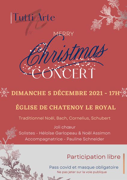 Concert de Noël de Tutti Arte