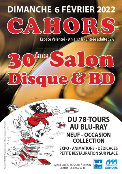 30éme Salon Disques & BD de CAHORS