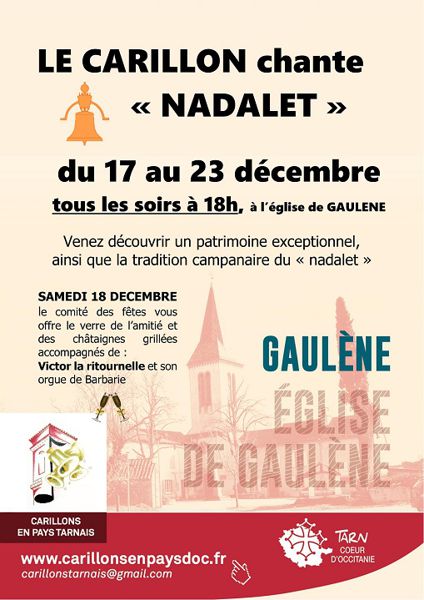 NADALET au carillon de Gaulène (81340)