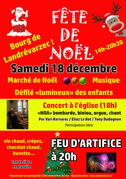 Fête de Noël et Feu d'Artifice