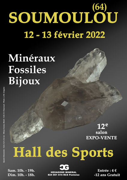 12e SALON MINERAUX FOSSILES BIJOUX de SOUMOULOU (64)