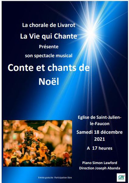 SPECTACLE MUSICAL de Noël par la Chorale de Livarot