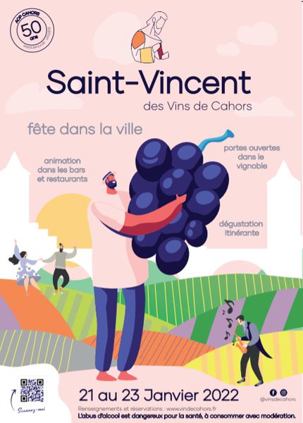 /!\ ANNULE /!\ - Les vins de Cahors en fête pour la Saint-Vincent du 21 au 23 janvier