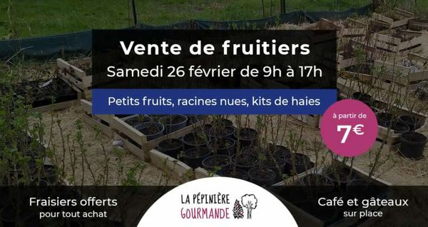 Vente de fruitiers