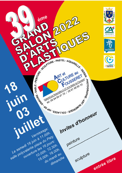 SALON DES ARTS PLASTIQUES DU FOUSSERET 2022