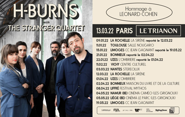 H-Burns & The Stranger Quartet jouent LEONARD COHEN