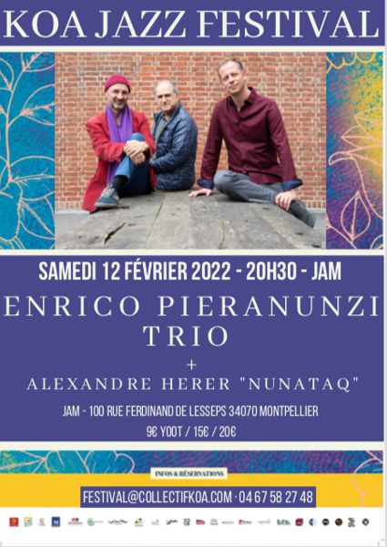 Soirée Jazz Legends : Enrico Pieranunzi Trio + Alexandre Herer 