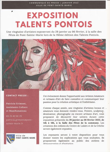 Exposition Talents Pontois