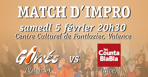 Match d'improvisation Givrés vs Counta Blabla