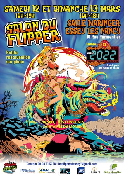 SALON DU FLIPPER - 12 & 13 mars 22 - 4ème Edition