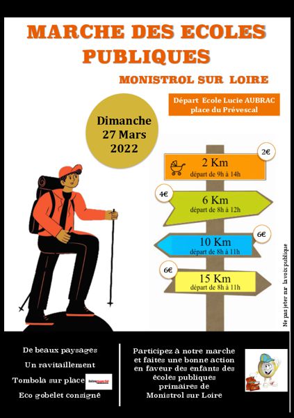 MARCHE DES ECOLES PUBLIQUES DE MONISTROL SUR LOIRE