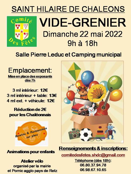 VIDE-GRENIER SAINT-HILAIRE-DE-CHALEONS