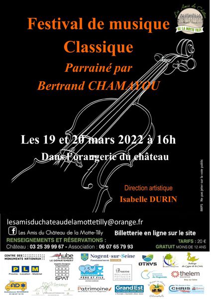 1er Festival de musique classique du Château de la Motte tilly