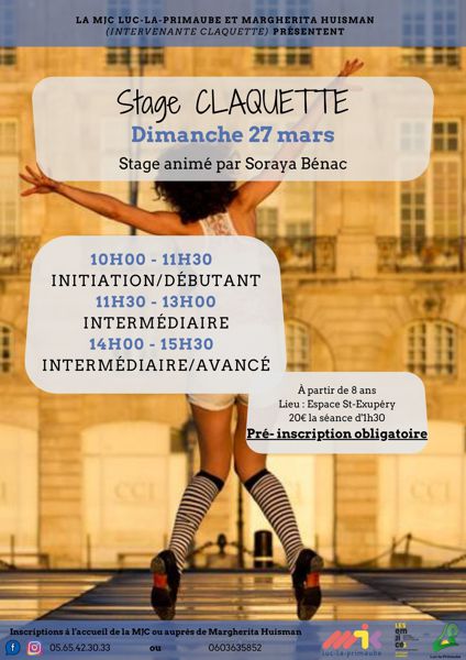 Stage de claquette tous niveaux