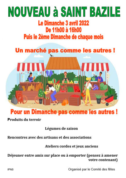 Un marché pas commes les autres