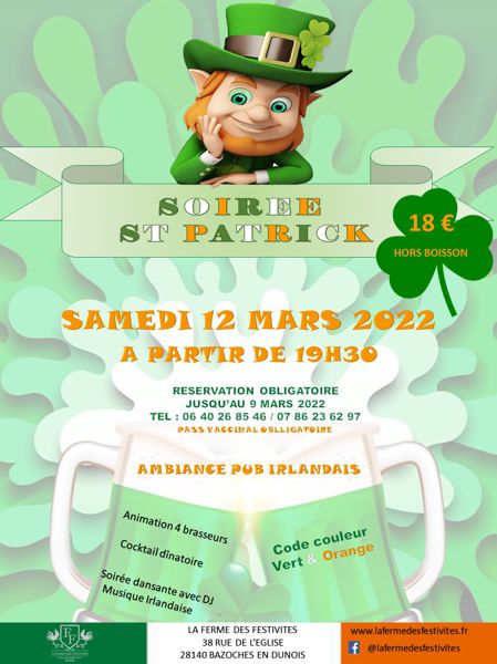 SOIREE SAINT PATRICK