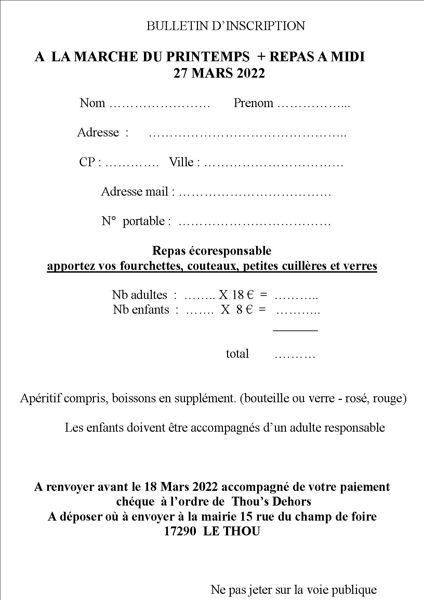 randonnée du printemps