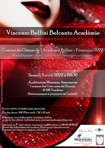 Vincenzo Bellini Belcanto Académie - Concert de Clôture
