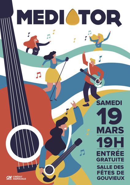 Live Médiator,pop, rock, variété