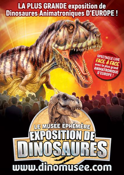 Le Musée Ephémère: les dinosaures arrivent à Casteljaloux