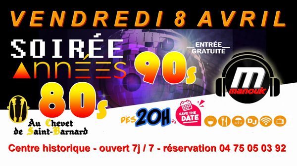 Soirée Années 80s 90s