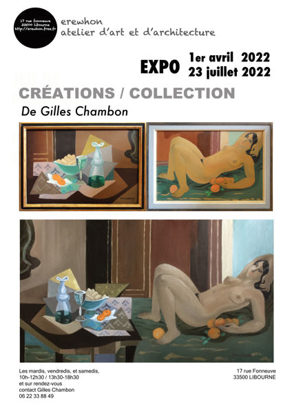CRÉATIONS / COLLECTION de Gilles Chambon