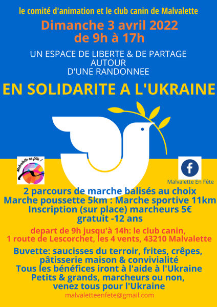 Journée en Solidarité  l'Ukraine